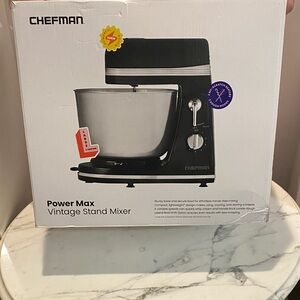 Chefman Power Max Vintage Stand Mixer - Black